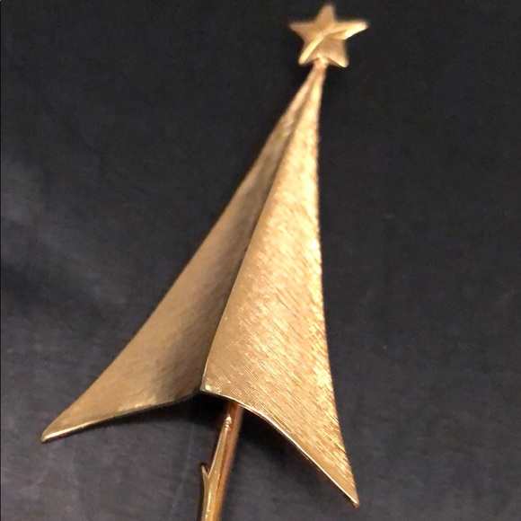 VINTAGE GOLDTONE GIOVANNI XMAS TREE PIN - Picture 11 of 16